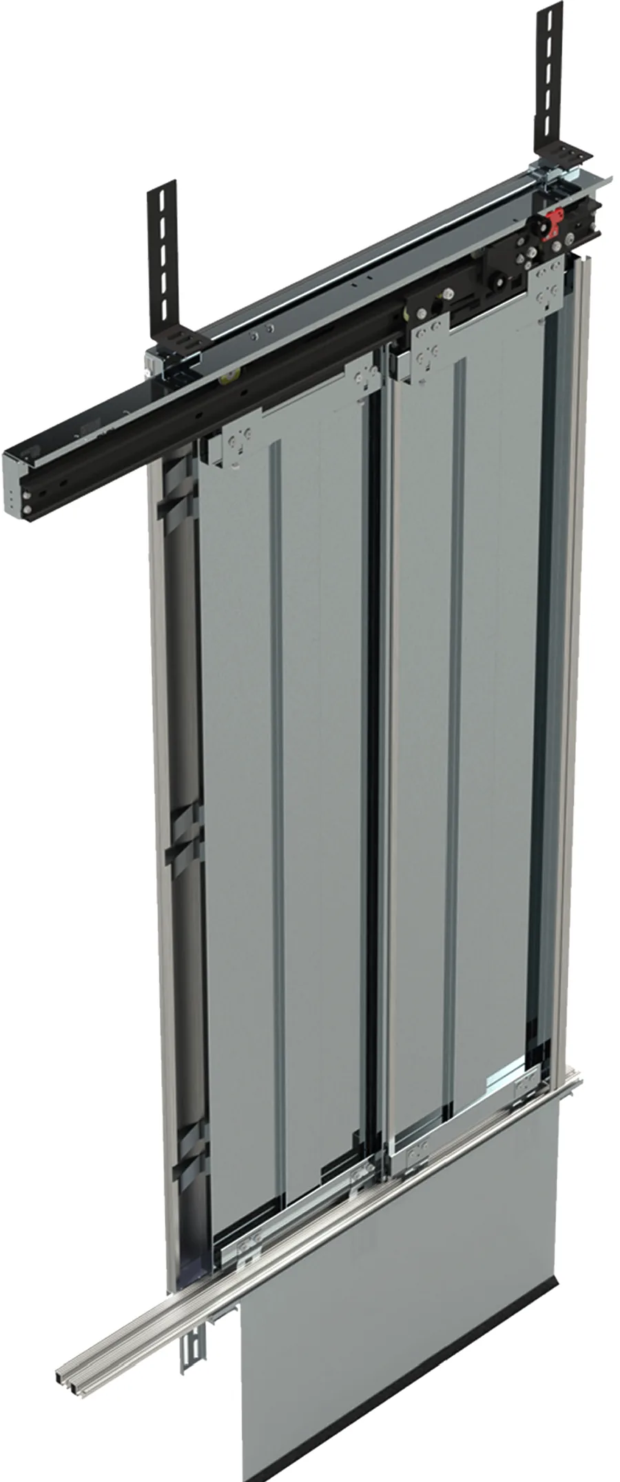 ENDDOOR telescopic 2-panel landing door