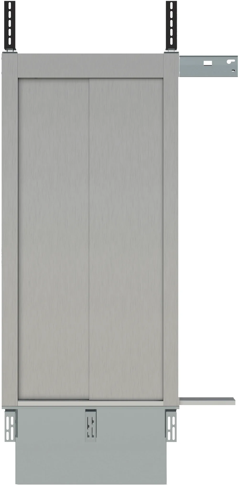 Telescopic 2-Panel Landing Door